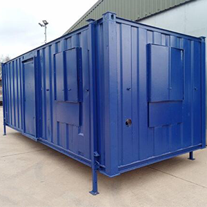 24Ft x 9Ft Steel Anti-Vandal Canteen Cabin