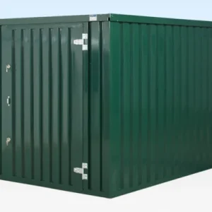 3M X 2.1M Flat Pack Storage Container – Galvanised