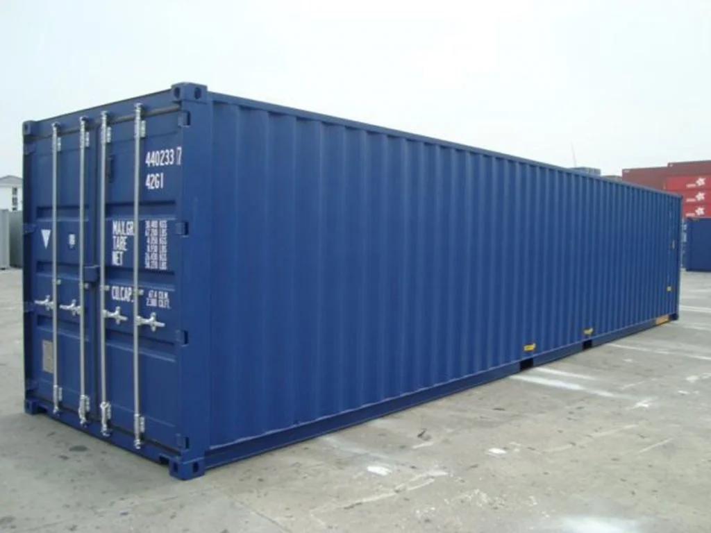45′ HCPW Shipping Container Blue (RAL 5013)