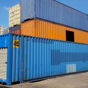 8Ft Shipping Container One Trip (Blue)