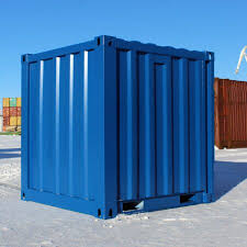 8ft One Trip Shipping Container Green (RAL 6007)