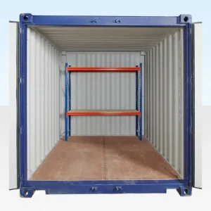 Adjustable, Heavy Duty Three Tier Container Racking (Single Bay)